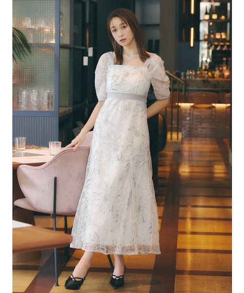 オープンショルダーレースワンピース｜ダズリンの通販｜&mall（アンド