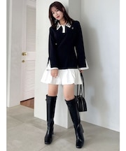 【WEB限定】ポロバルーンスソミニワンピース