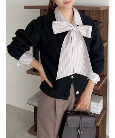 ビックカラーカーデ