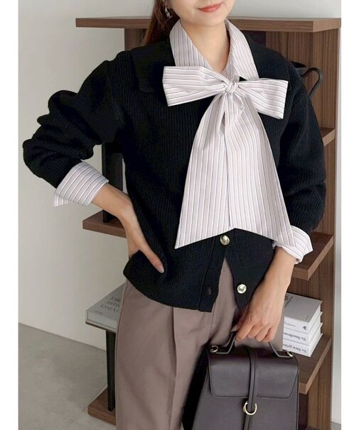 ビックカラーカーデ