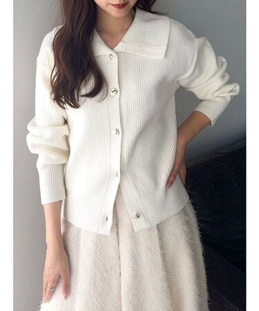 ビックカラーカーデ