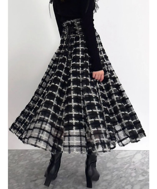 【20周年記念復刻!】コルセットボリューミーフレアスカート