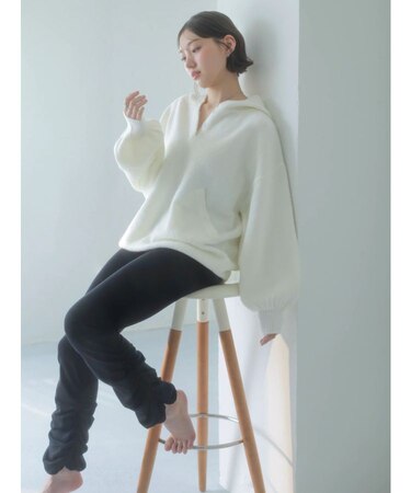 【吉田朱里】温感・セラミド加工くしゅくしゅパンツ