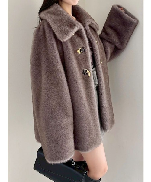 ビッドミドルミンクライクファーコート 20周年記念復刻！】ビットミドルミンクライクファーコート｜ダズリンの