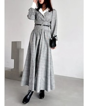 【POLO BCSコラボ】テーラーカラーフレアワンピース