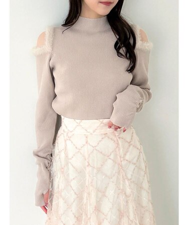 【20周年記念復刻！】オープンエコファースリーブニットトップス