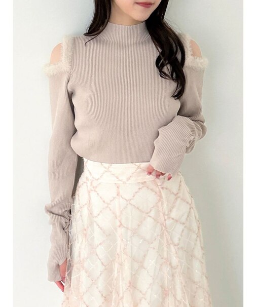 【20周年記念復刻！】オープンエコファースリーブニットトップス