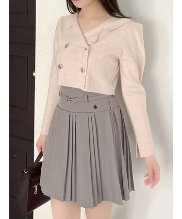 【POLO BCSコラボ】テーラーカラーニットトップス ※BROWN WEB限定カラー