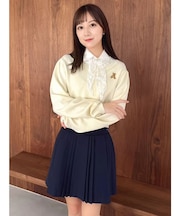 【POLO BCSコラボ】レーススカーフベア刺繍ニットトップス