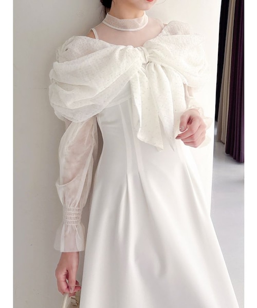 追加生産分】ビッグリボンドレス｜ダズリンの通販｜&mall（アンド