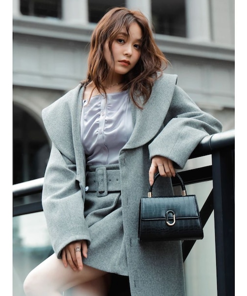 【久間田琳加コラボ】ビッグベルトコンパクトミニスカート