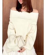 オーバーパステリーニット