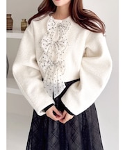 トリプルリボンショートブルゾン