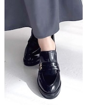 チャームローファーサボ