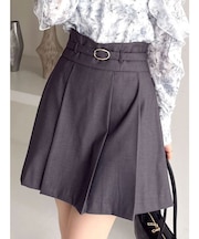 Vカットミニプリーツスカート