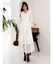 レースガウンワンピース