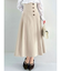 サイドプリーツトレンチコルセットスカート