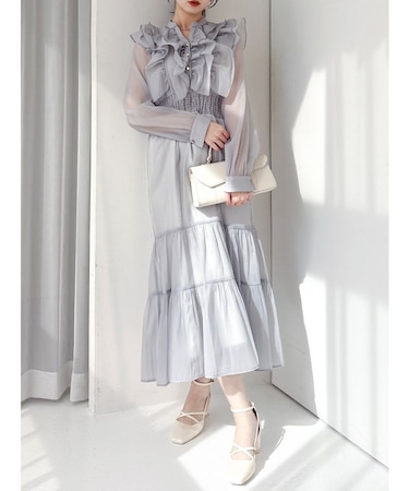 エアリーシャツワンピース