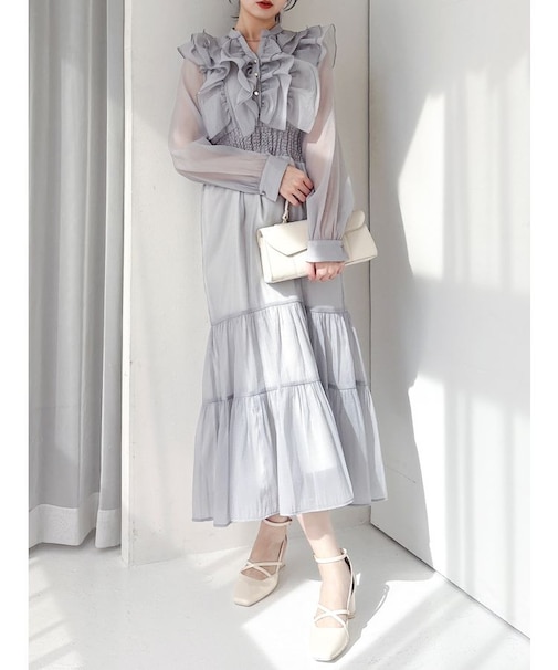 エアリーシャツワンピース