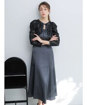 【藤井サチコラボ】ボレロSETサテンキャミドレス