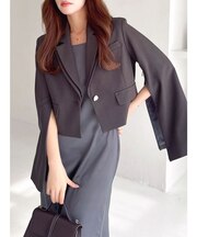 テーラーカラーショートジャケット