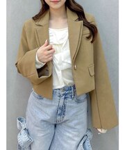 テーラーカラーショートジャケット