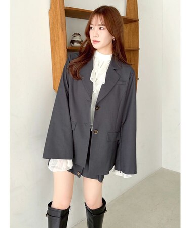 シングルテーラードジャケット