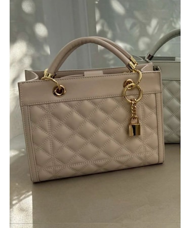 キルティングハンドルバッグ