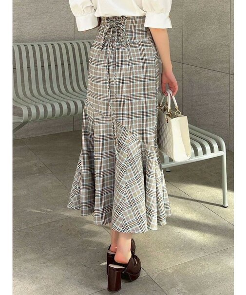 カーヴィーラインマーメイドスカート