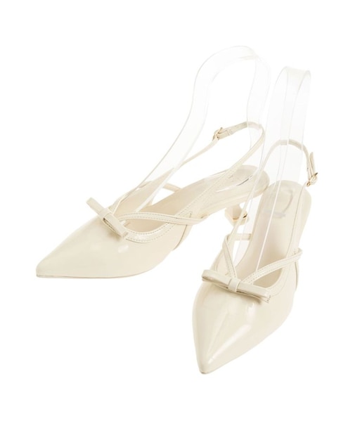 フロントリボンシアーパンプス