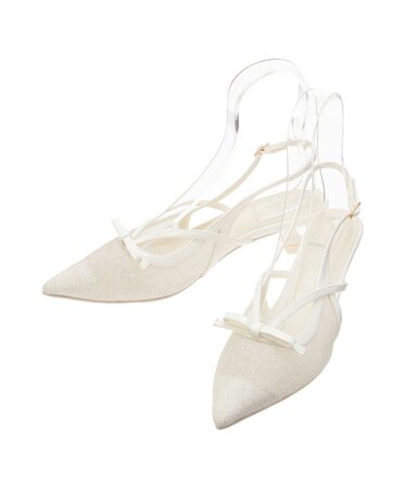 フロントリボンシアーパンプス