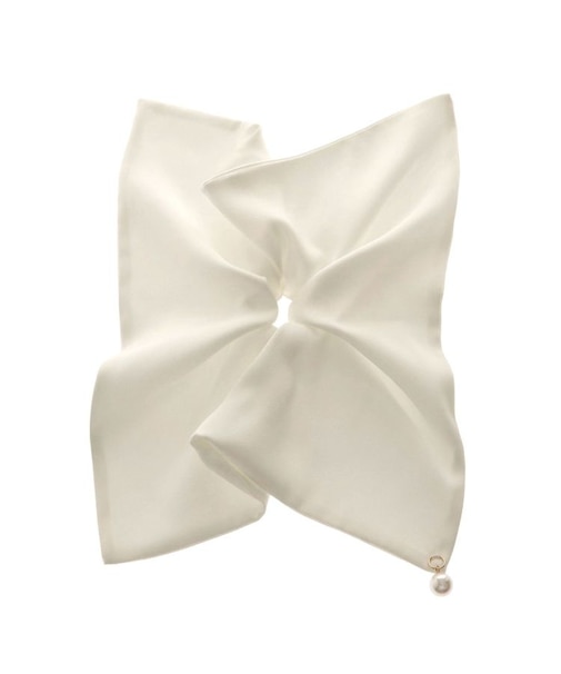 サテンパールスクエアシュシュ