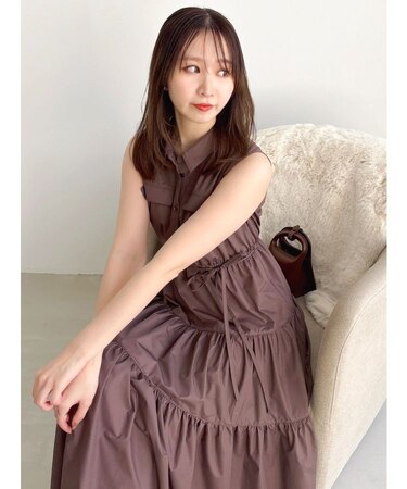 【WEB限定】コットンボリュームワンピース