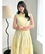 【WEB限定】コットンボリュームワンピース