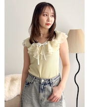 【WEB限定】ティアードカラーコンビトップス