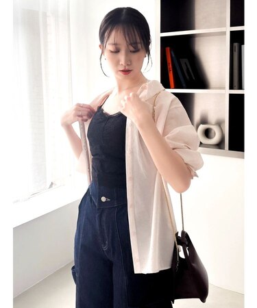 2WAYシアーオーバーシャツ