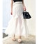シアーレイヤードラッフルパンツスカート