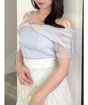 シアーツイストギャザートップス