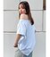 ワンショルフリルリボンビッグTシャツ