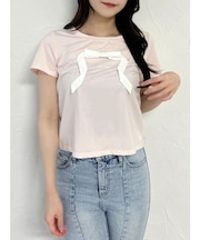 リボンディティールドッキングTシャツ