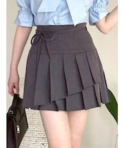 イレヘムプリーツミニスカート