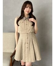 レイヤードライクバリエミニワンピース