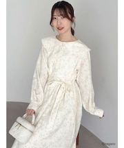 【ちいかわ/dazzlin specialcollection】フラワーパターンワンピース