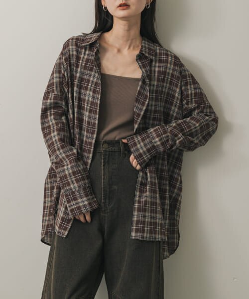 『UR TECH』『UVカット』チェックルーズシャツ UR TECH』『UVカット』チェックルーズシャツ｜アーバンリサーチ
