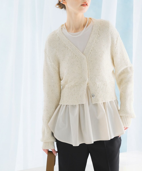 ラメミックスショートカーディガン｜アーバンリサーチの通販