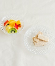 廣田硝子　あられ小皿・小鉢　白色