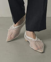 メッシュポインテッドシューズ