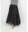 MARILYN MOON　sheer cotton gather skirt