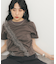 シャーリングフリルTEE