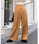 『TALLサイズ／WEB限定』ウールライクダブルタックワイドパンツ